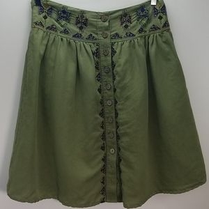 Maeve Green Skirt